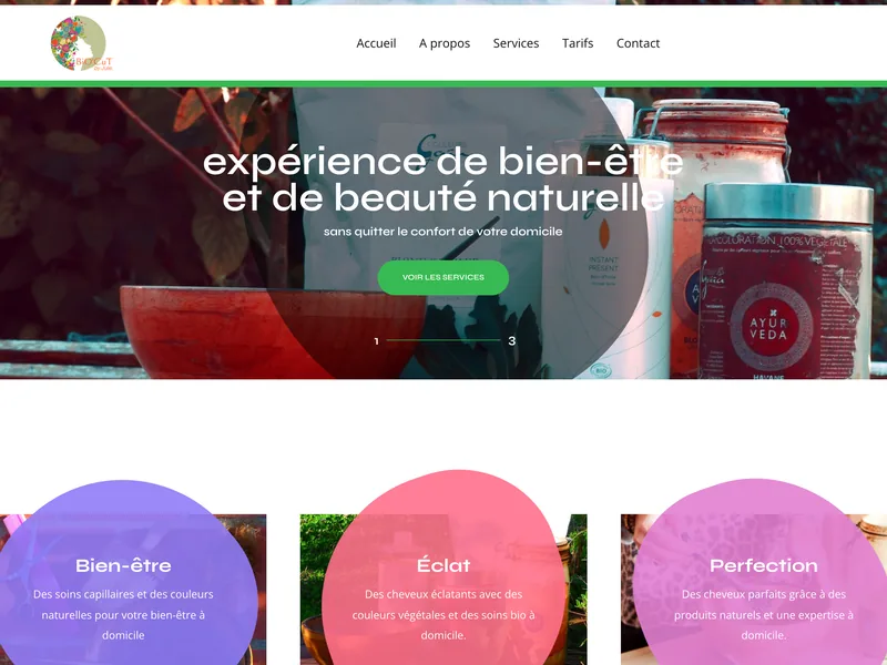 Site vitrine Bio Cut