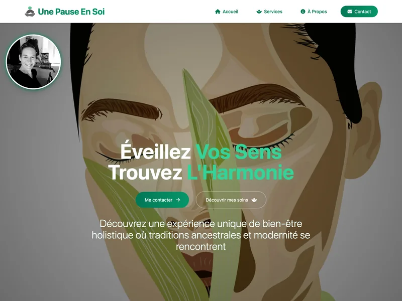 Site vitrine Une Pause En Soi